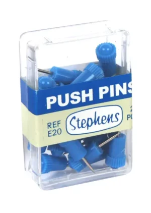 Push Pins E20 Box 20 - Blue